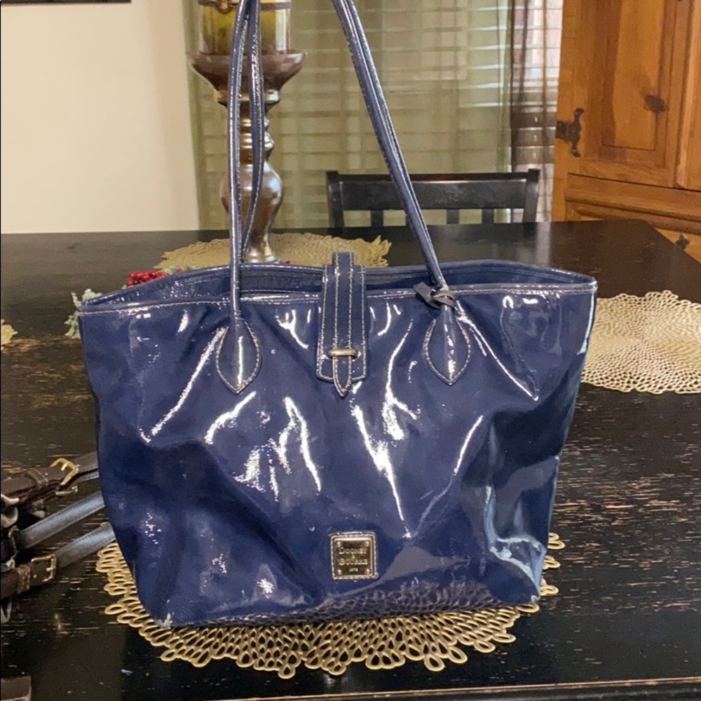 Handbag, patent leather, timeless, good condition